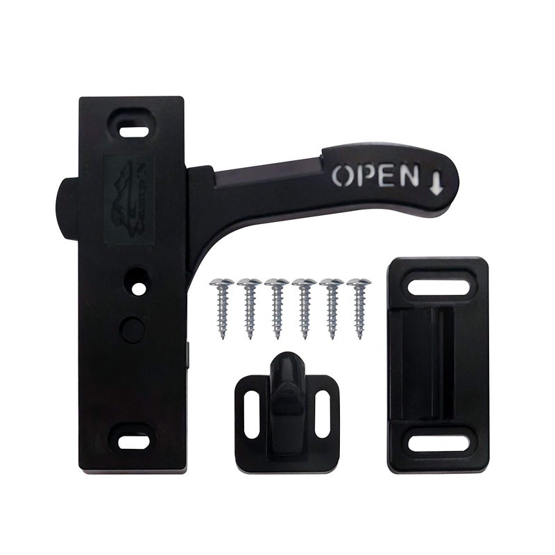 Camp'N - RV Screen Door Latch (Right Hand) RV Screen Door Handle for Camper Motorhome and Travel Trailers, Universal OEM - Image 1